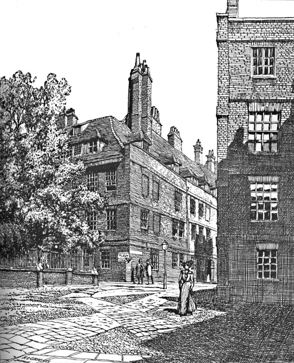 Cliffords Inn, Looking North East, 1903 tekijältä Unbekannt