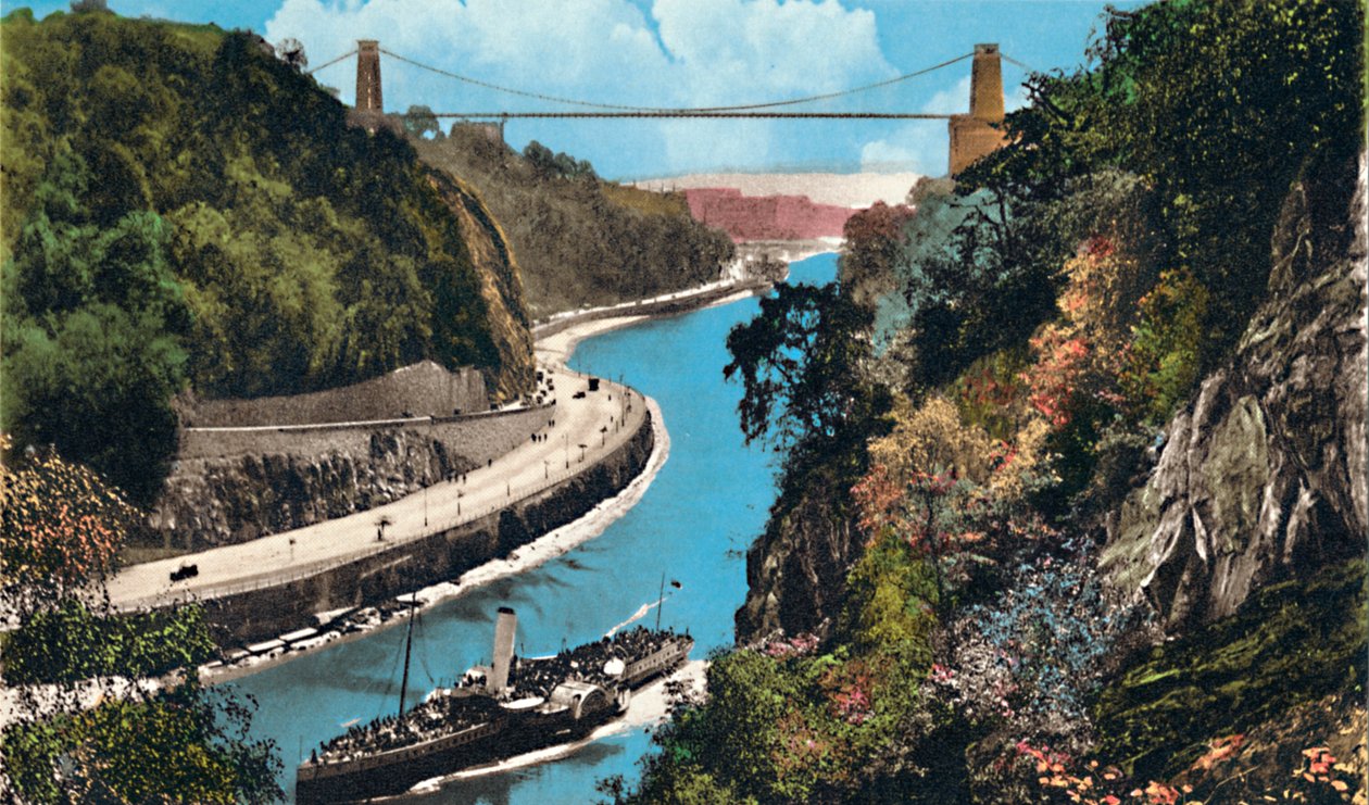Clifton Suspension Bridge Leigh Woodsista, Bristolista, 1940-luku tekijältä Unbekannt