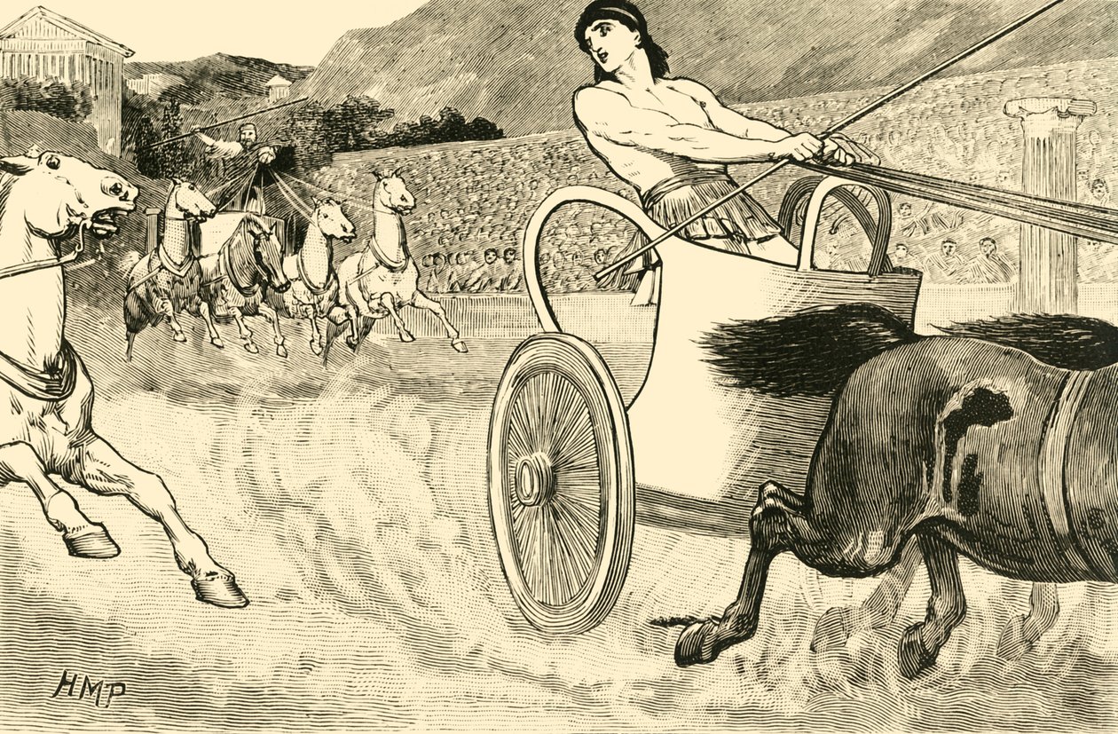 Clistenes olympialaisissa 1890. tekijältä Unbekannt