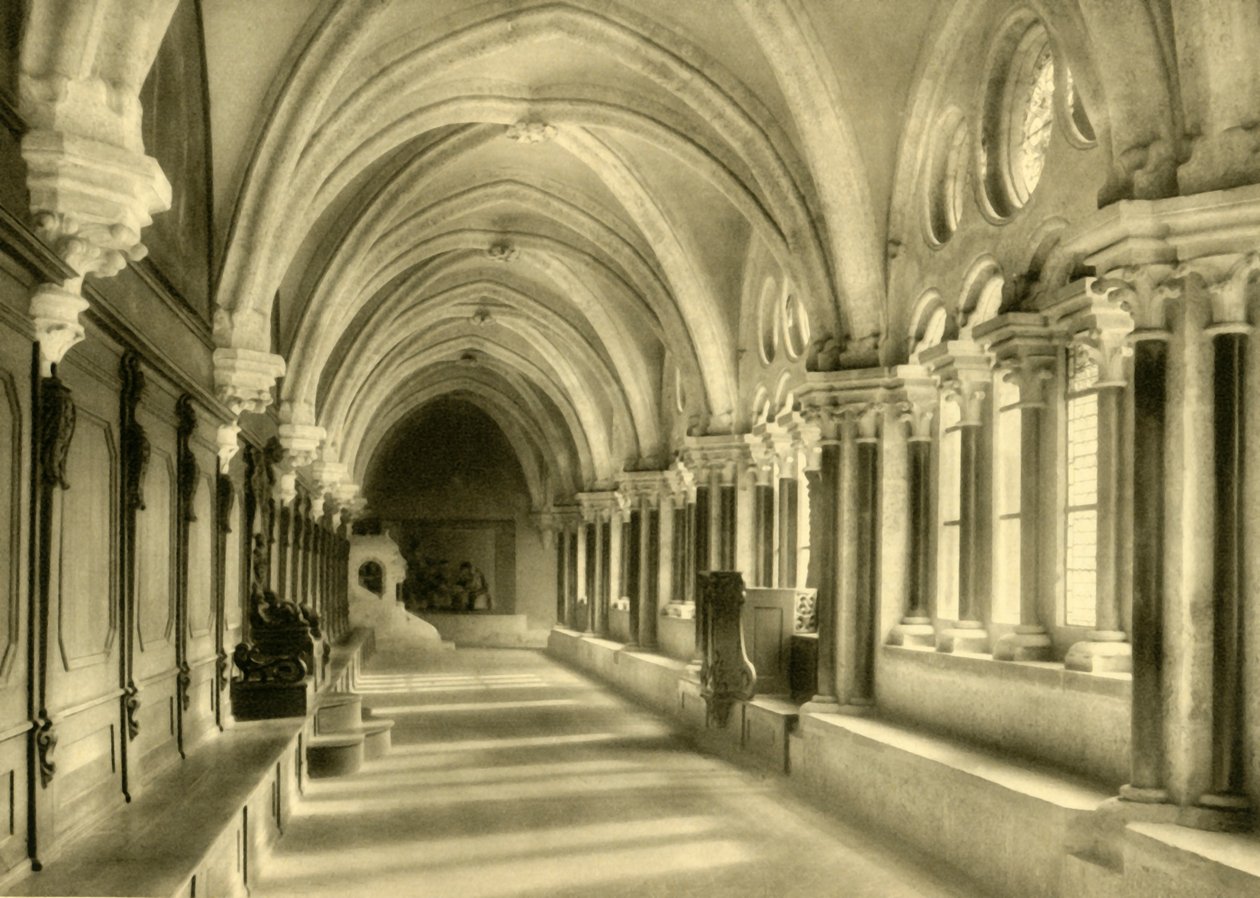Cloisters, Heiligenkreuz Abbey, Ala-Itävalta, 1935. tekijältä Unbekannt