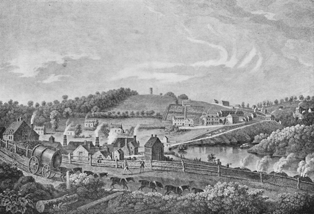 Coalbrookdale vuosina 1758, 1758, 1904 tekijältä Unbekannt