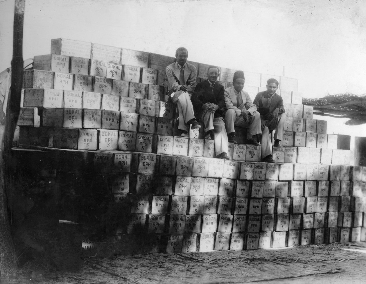 Kookoksen tuotanto, Intia, 1900-luku tekijältä Unbekannt