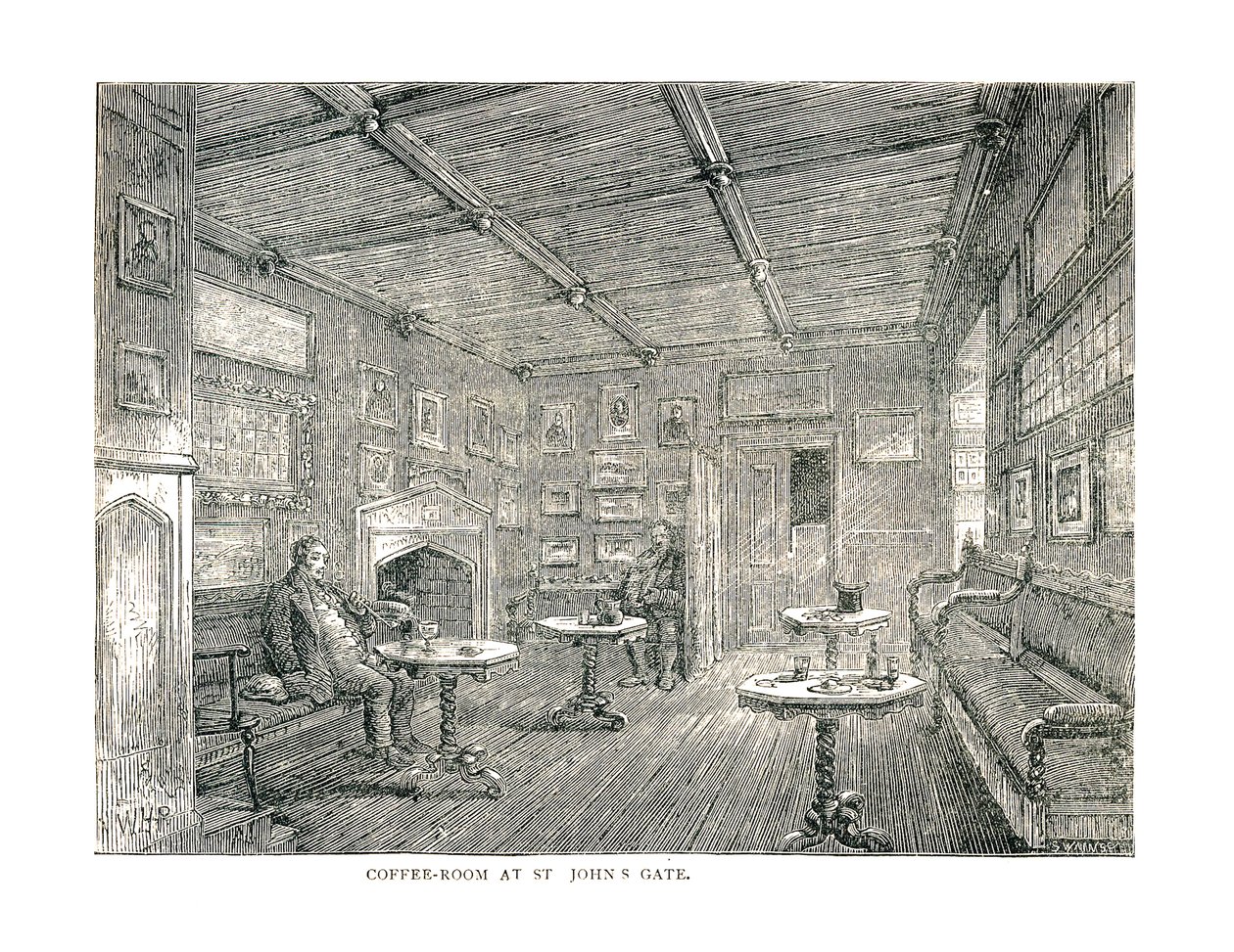 Kahvihuone St. Johns Gatessa, 1878 tekijältä Unbekannt