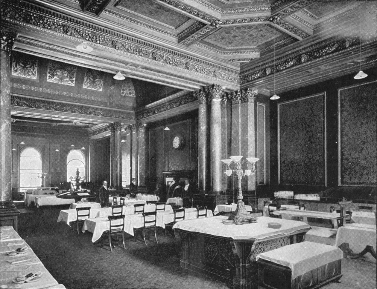 Carlton Clubin kahvila, Lontoo, c1900 1901 tekijältä Unbekannt