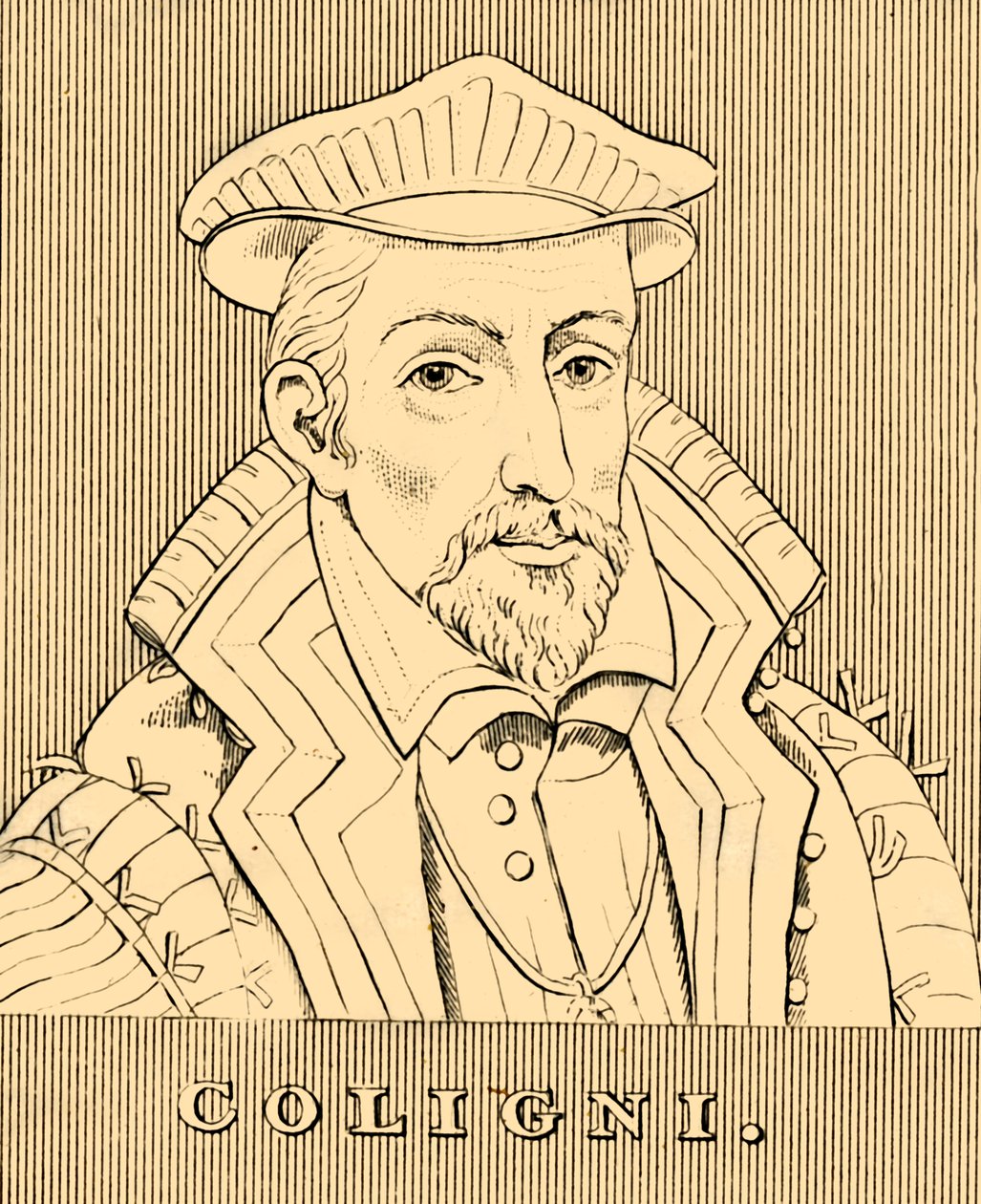 Coligni, 1519-1572, 1830. tekijältä Unbekannt