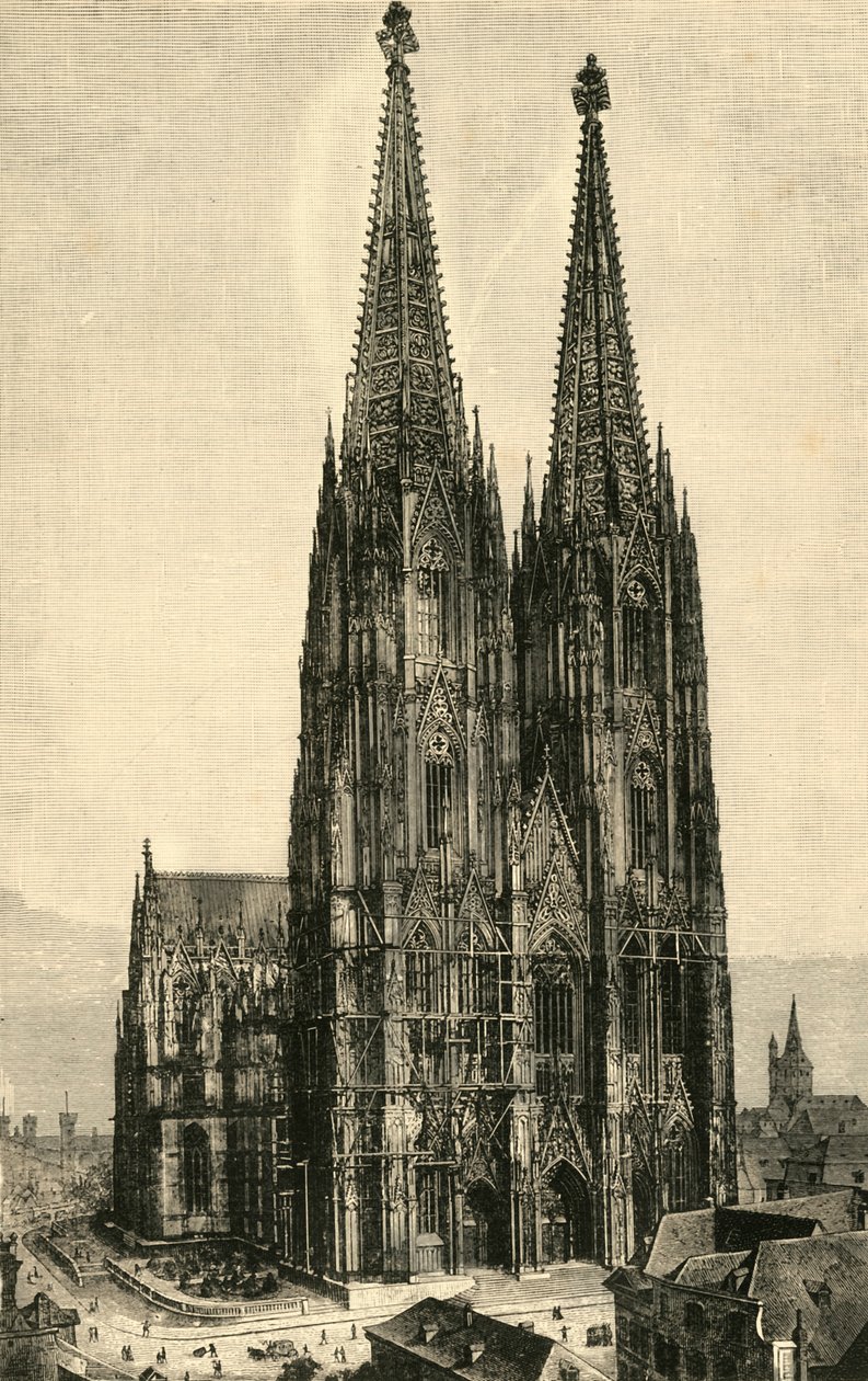 Kölnin tuomiokirkko, 1890. tekijältä Unbekannt