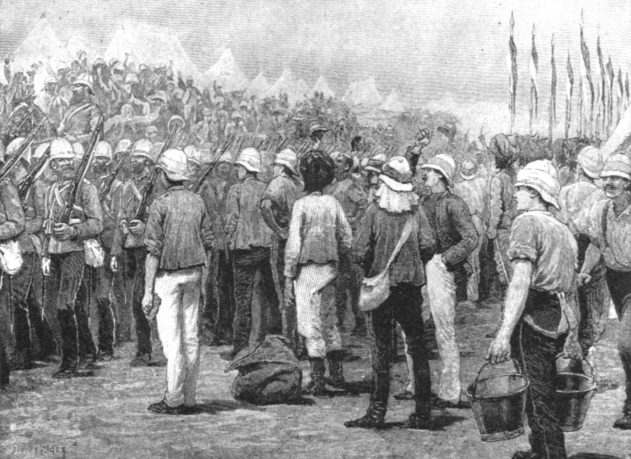 Siirtomaajoukot Soudanin sodassa, 1883-85: Uusi Etelä-Walesin jalkaväki...Suakimissa, 1885, 1901. tekijältä Unbekannt