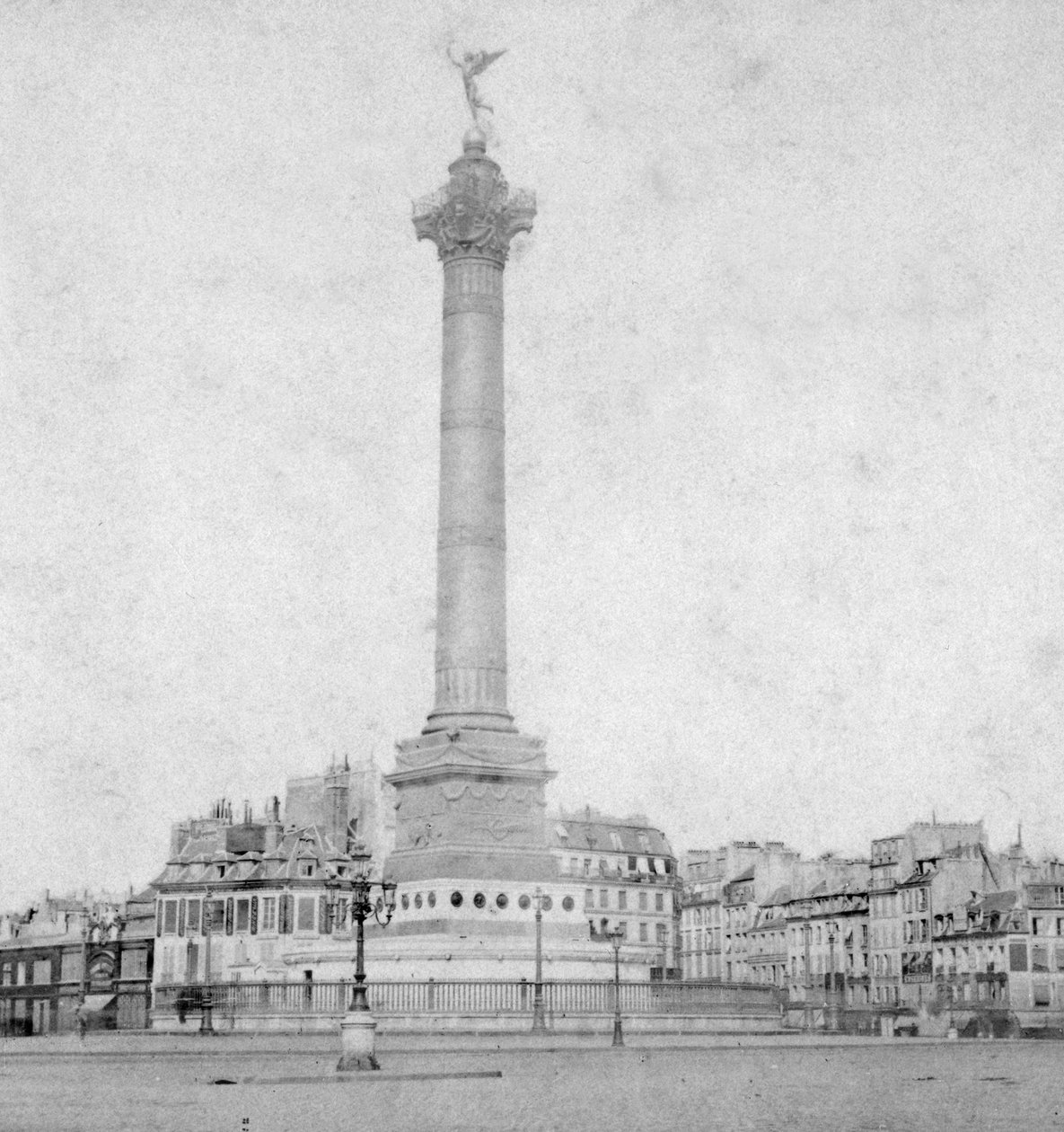 Heinäkuun pylväs, Place de la Bastille, Pariisi, Ranska, 1800-luvun loppu tai 1900-luvun alku tekijältä Unbekannt
