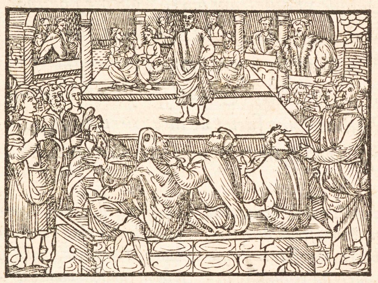 Jean de Roignyn komediat Terencestä, 1552. tekijältä Unbekannt