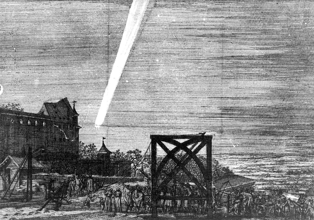 Joulukuun 1680 komeetta Kirch, 1681 tekijältä Unbekannt