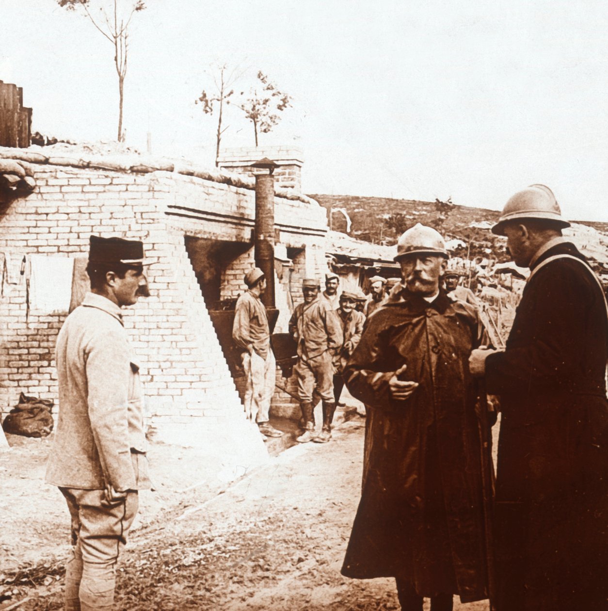 Komentoasema, Champagne, Pohjois-Ranska, c1914-c1918 tekijältä Unbekannt