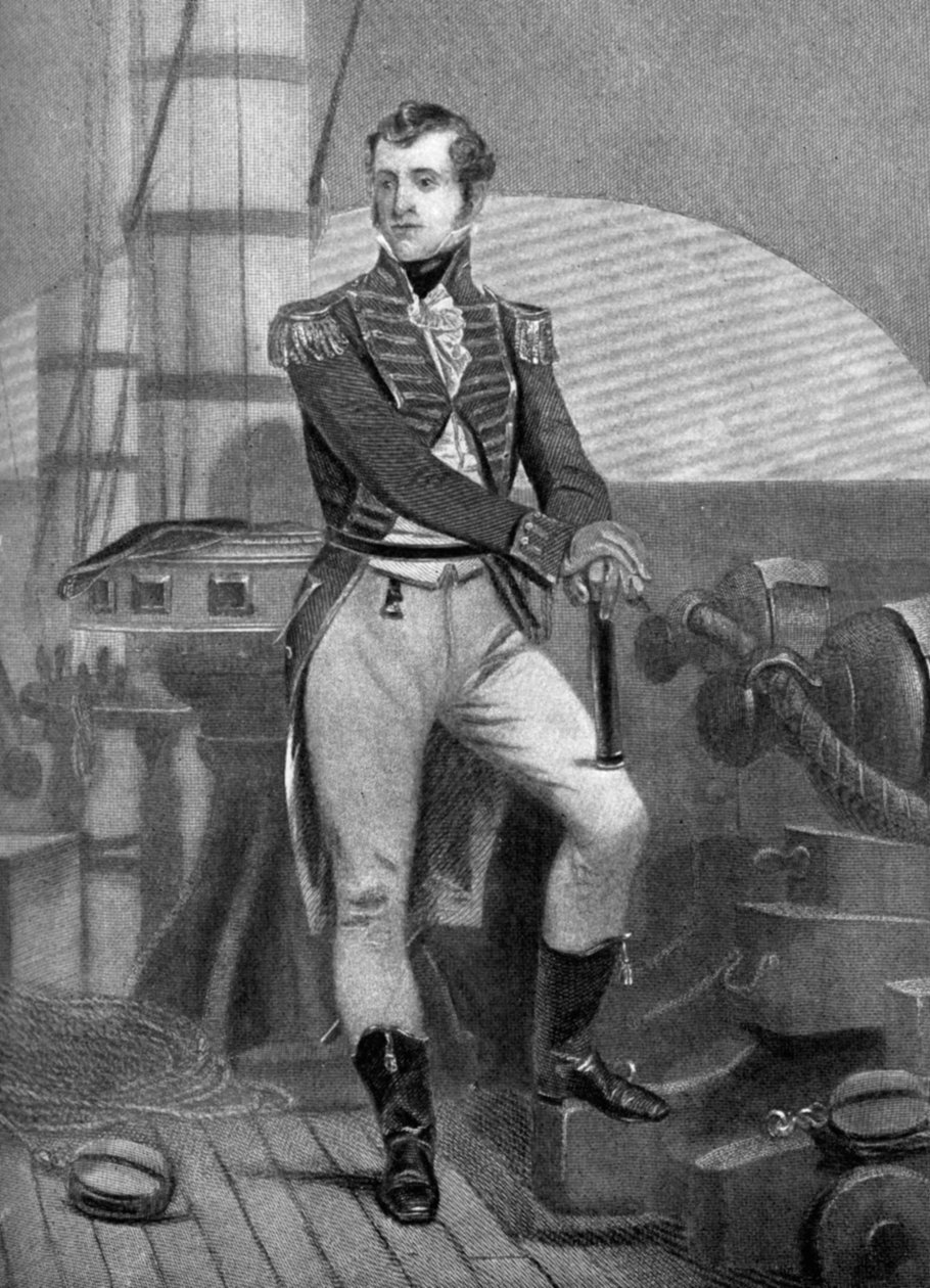 Kommodore Stephen Decatur 1779-1820, amerikkalainen merivoimien upseeri, 1800-luku 1908 tekijältä Unbekannt