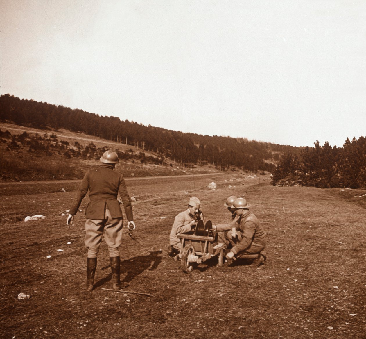 Communications, Genicourt, Pohjois-Ranska, c1914-c1918 tekijältä Unbekannt