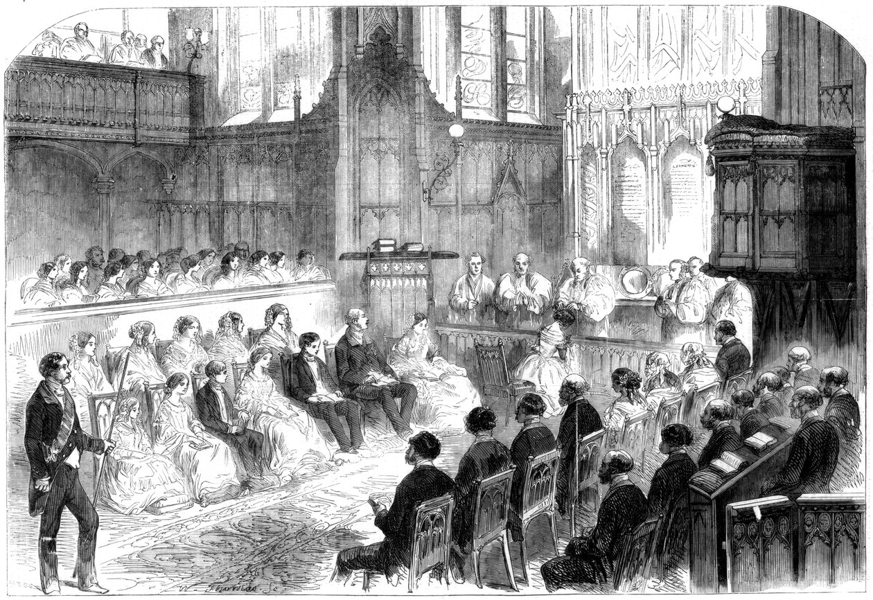 Kuninkaallisen prinsessan vahvistus, Windsorin linna, 1856 tekijältä Unbekannt