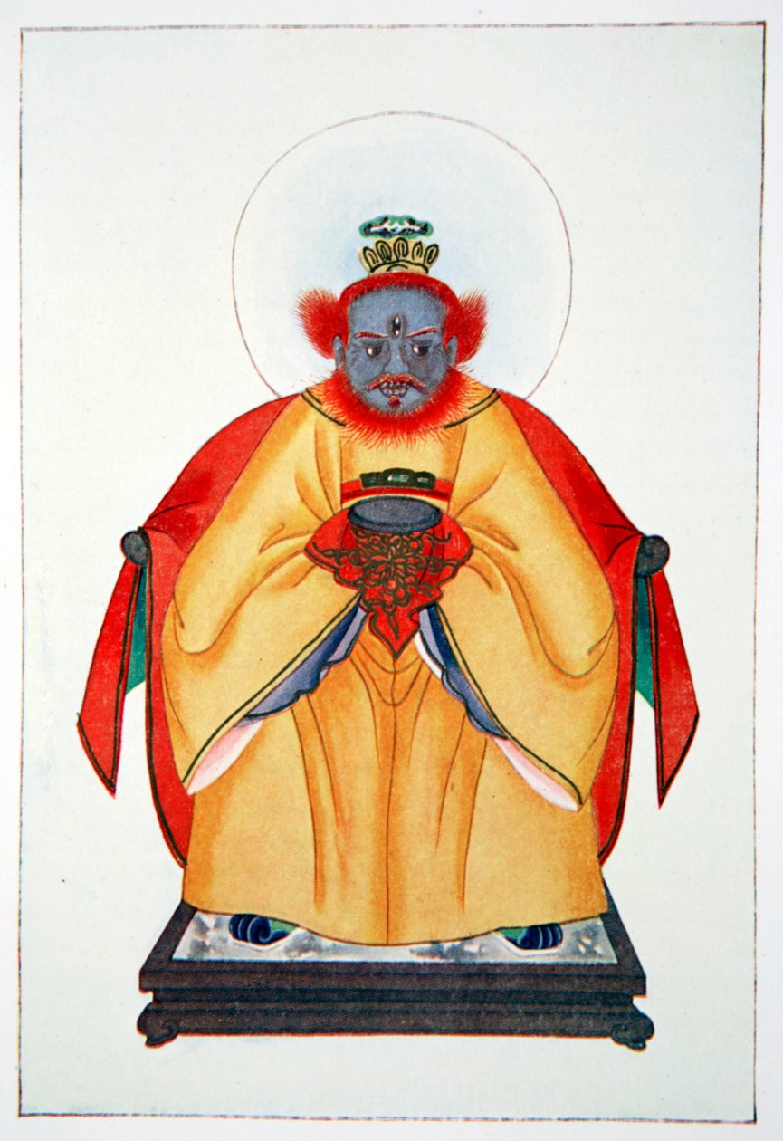 "Konfutse, Kiinan suuri unapoteosized God", 1922 tekijältä Unbekannt