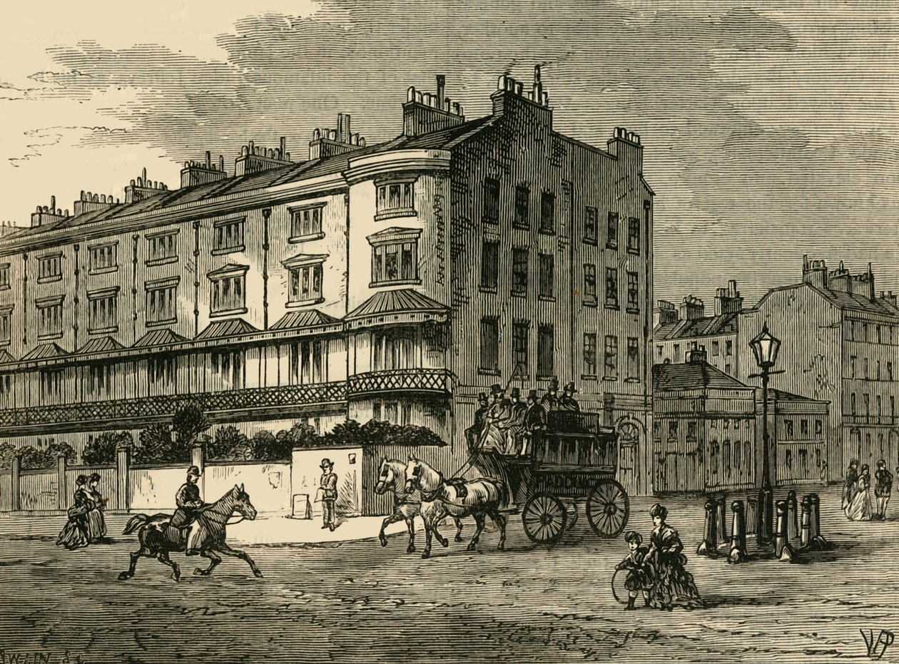 Connaught Place, 1876. tekijältä Unbekannt