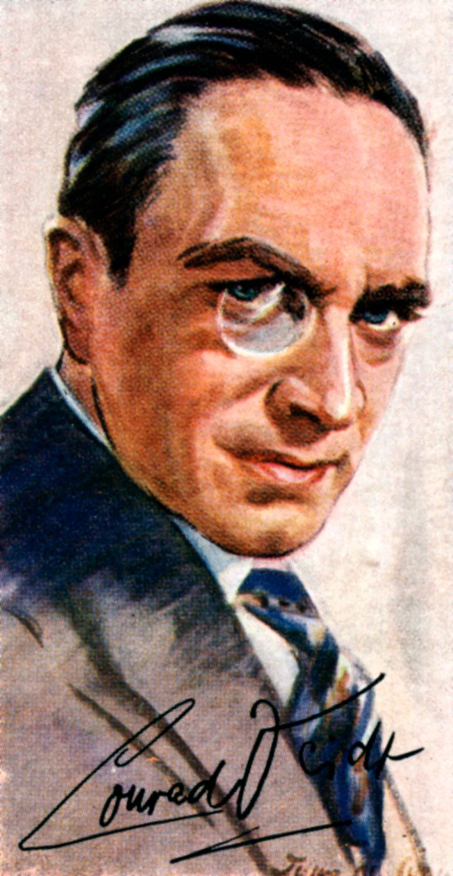 Conrad Veidt, 1893-1943, saksalainen näyttelijä, 1900-luku tekijältä Unbekannt