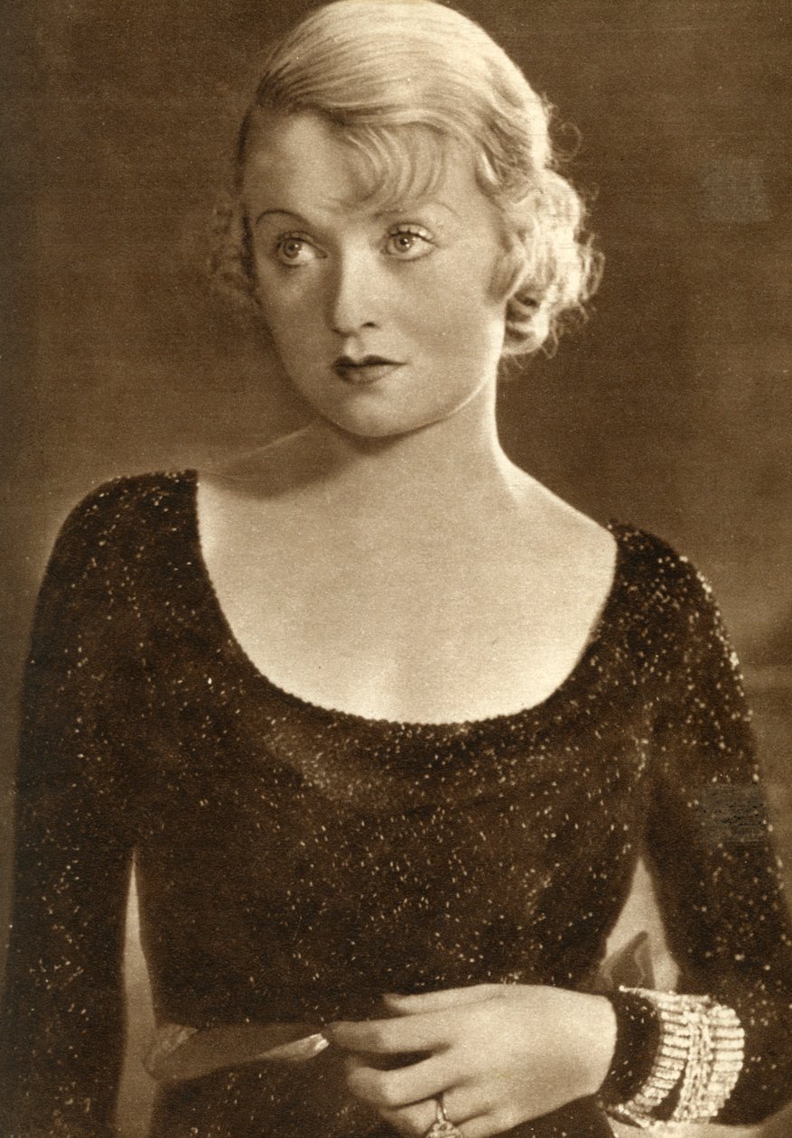 Constance Bennett, yhdysvaltalainen näyttelijä, 1933 tekijältä Unbekannt