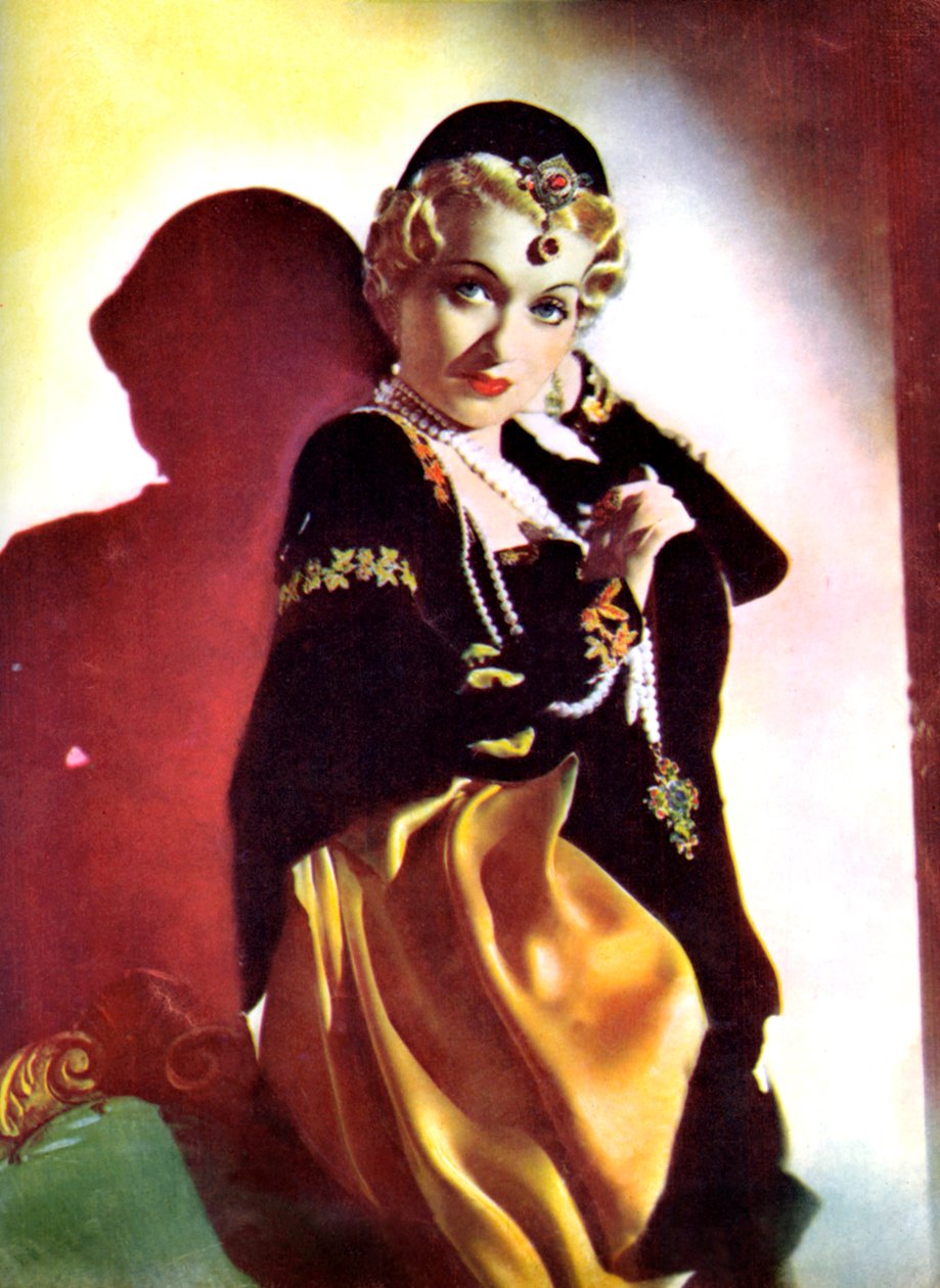Constance Bennett, yhdysvaltalainen näyttelijä, 1934-1935 tekijältä Unbekannt