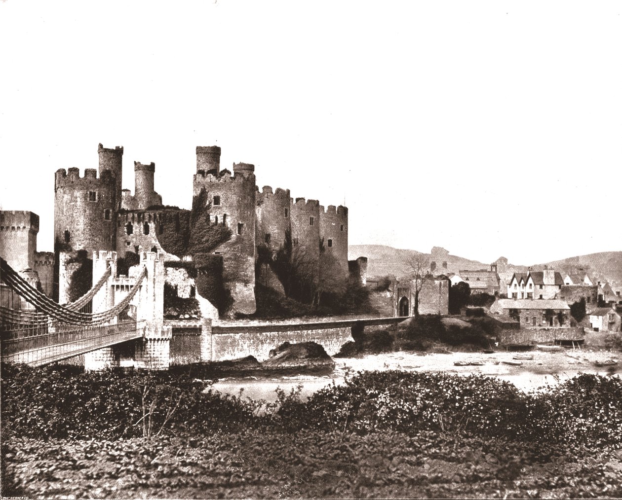 Conwayn linna, Pohjois-Wales, 1894. tekijältä Unbekannt