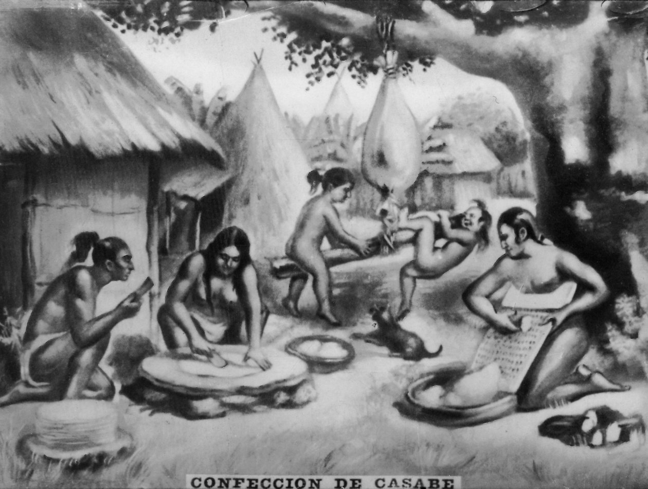 Casaben ruoanlaitto, 1920-luku tekijältä Unbekannt