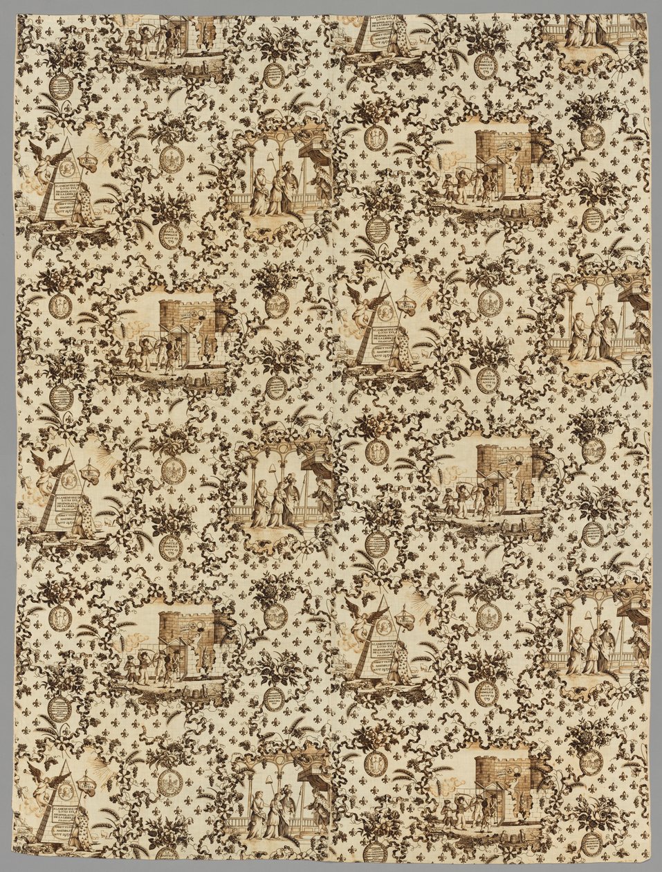 Kuparipainetut liinavaatteet, 1789-1791. tekijältä Unbekannt