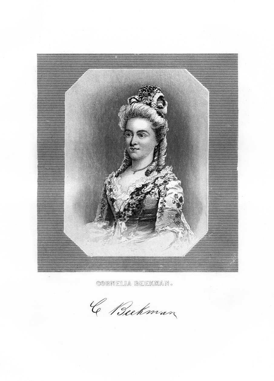 Cornelia Beekman, amerikkalainen patriootti, 1800-luku tekijältä Unbekannt