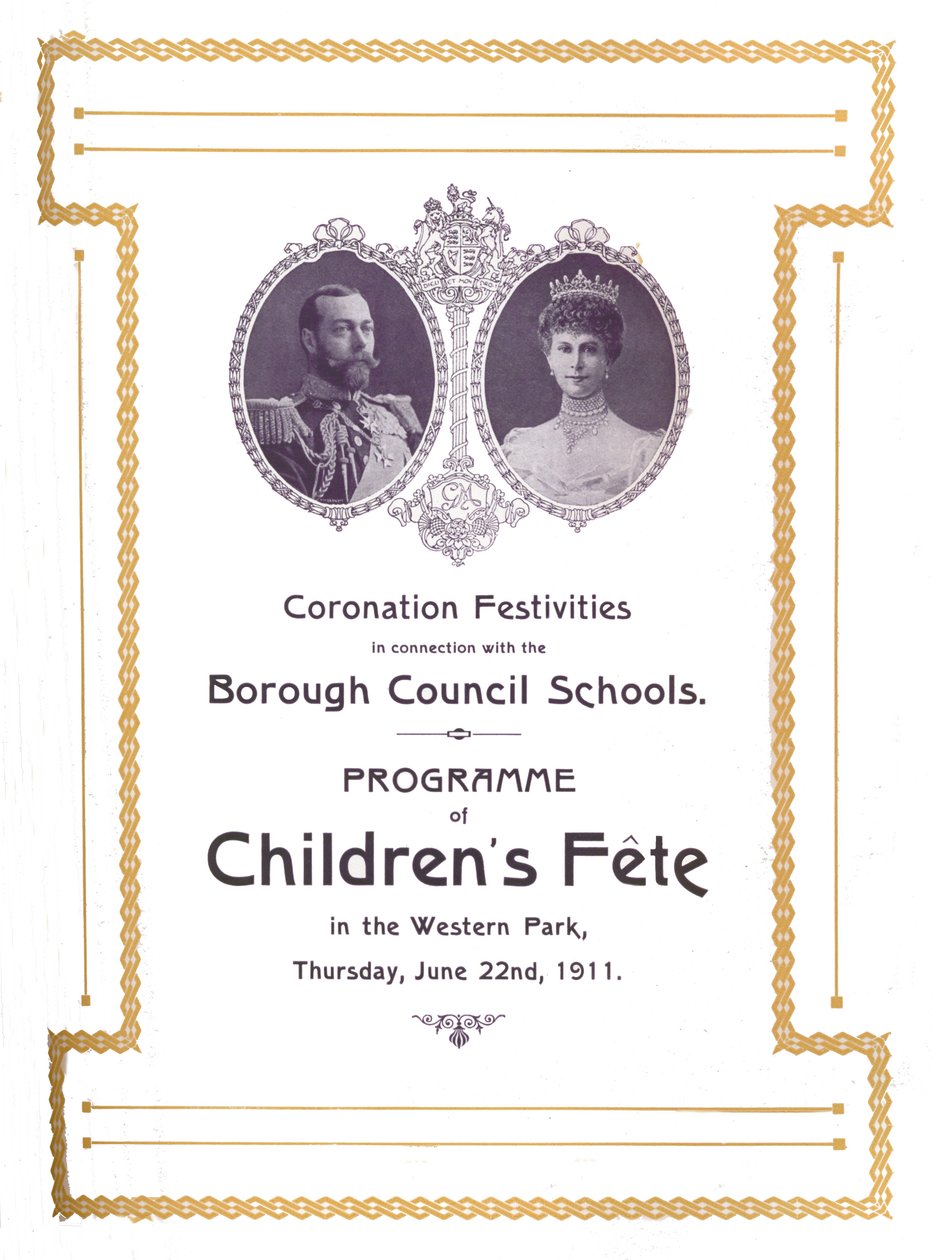 Kruunajaisjuhlat kaupunginvaltuuston koulujen yhteydessä, 1911, 1917. tekijältä Unbekannt