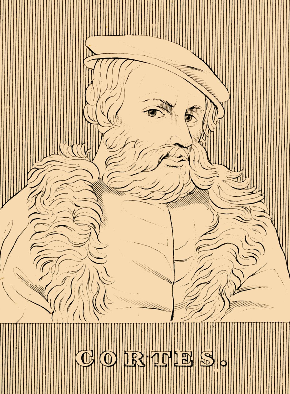 Cortes, 1485-1547, 1830. tekijältä Unbekannt
