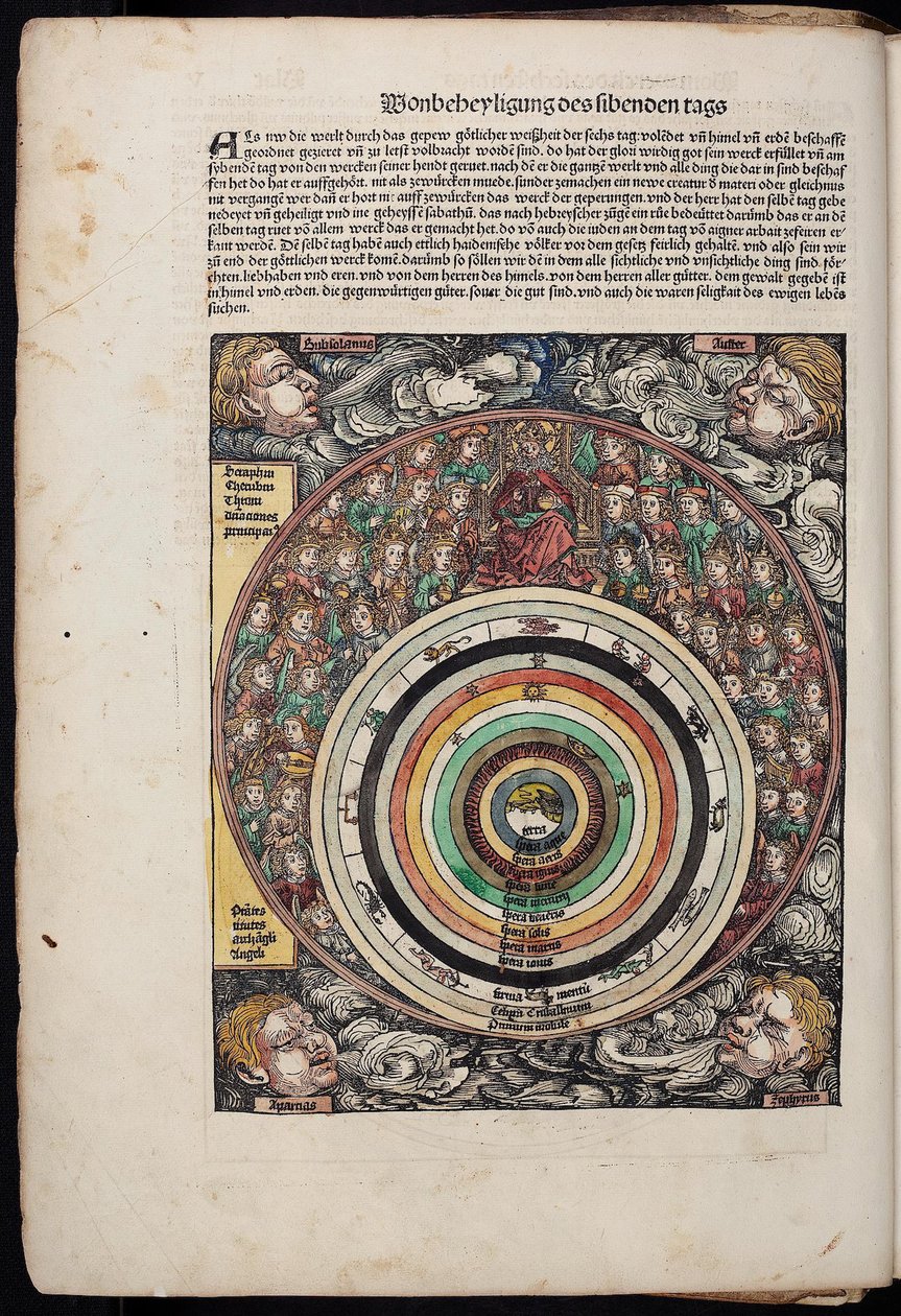 Kosmos Schedels Chronicle of the World -kirjasta, 1493 tekijältä Unbekannt
