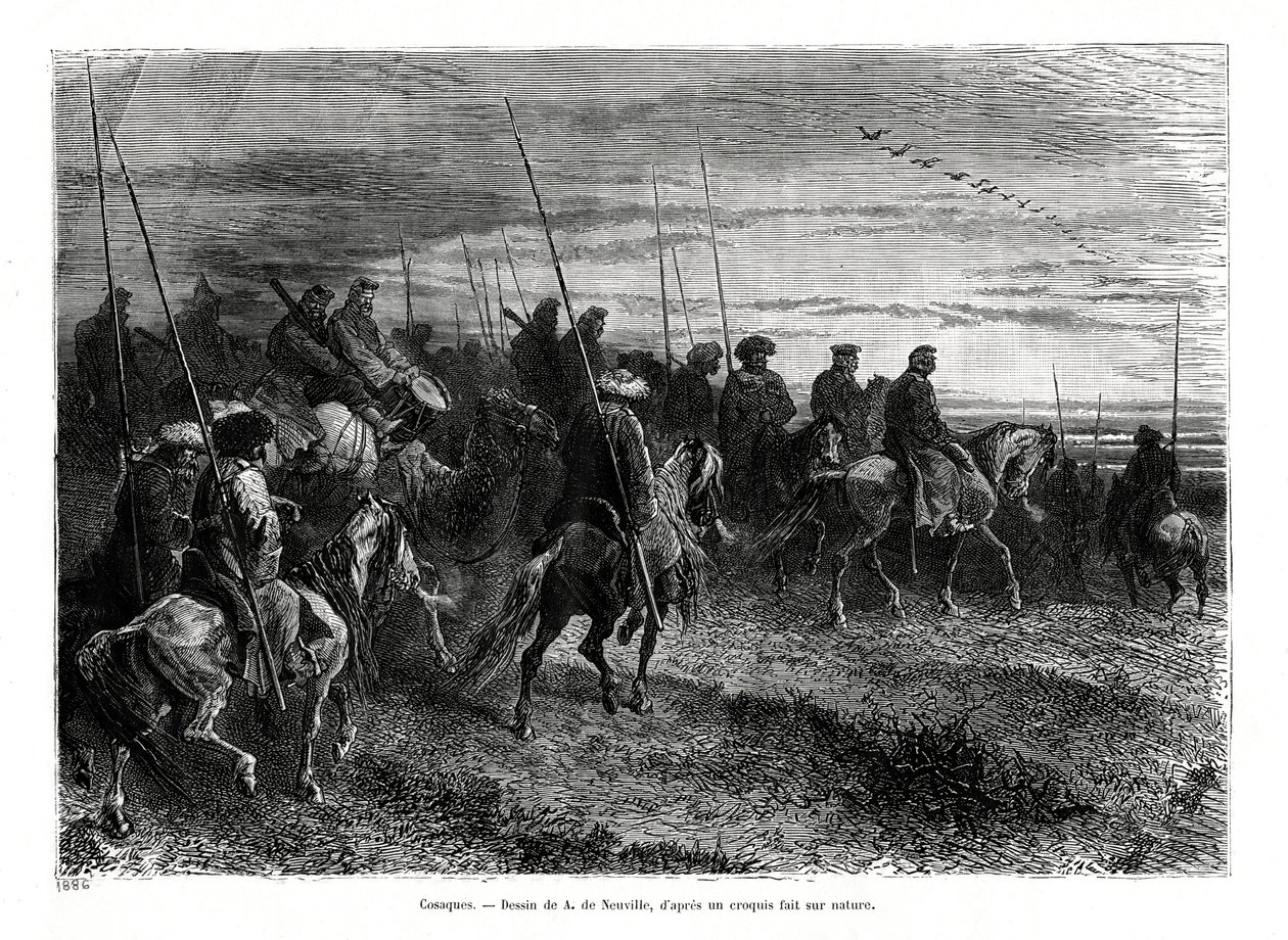 Kasakat, 1886 tekijältä Unbekannt