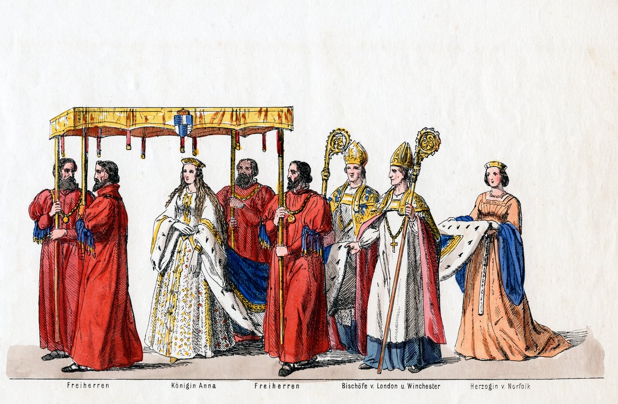 Pukusuunnittelua Shakespearen näytelmään, Henry VIII, 1800-luku. tekijältä Unbekannt
