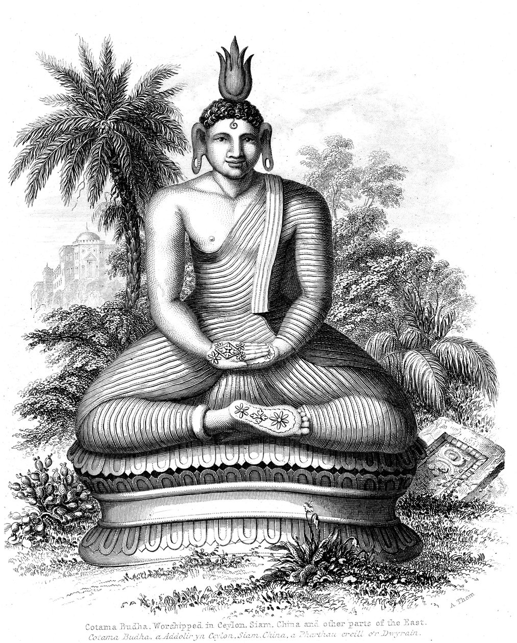 Cotama Buddha, 1880 tekijältä Unbekannt