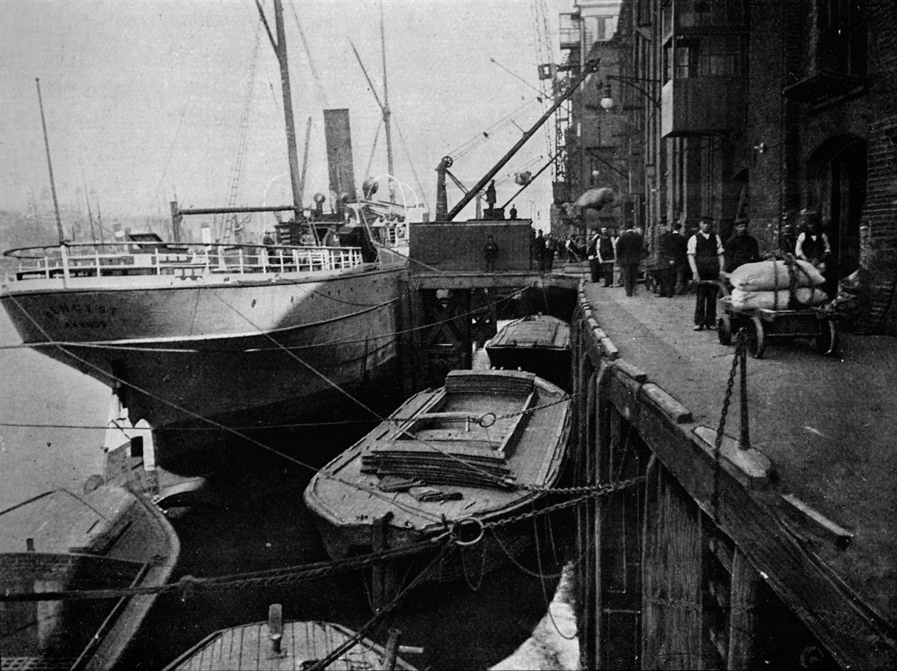 Cottons Wharf, Tooley Street, Lontoo, c1900 1901 tekijältä Unbekannt