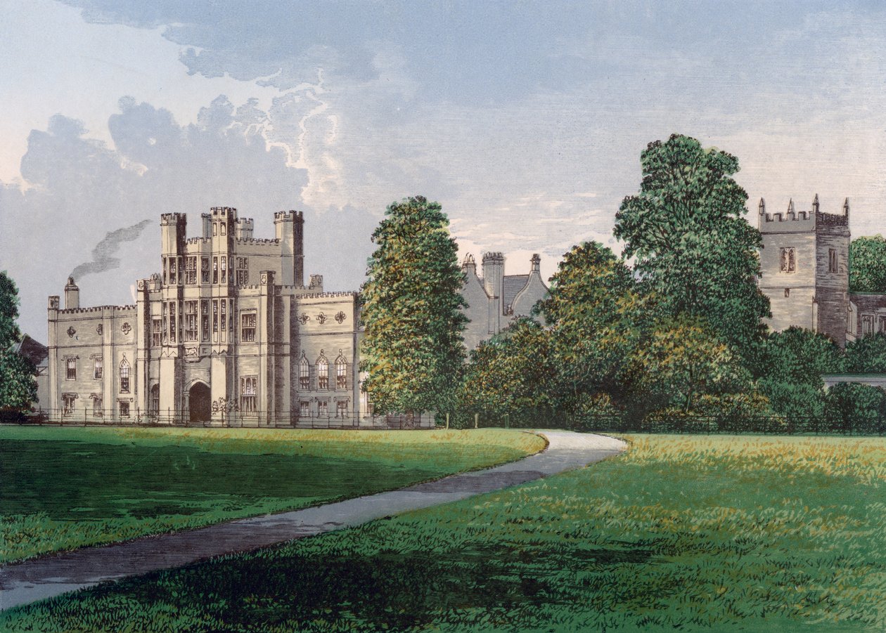 Coughton Court, Warwickshire, 1800-luvun loppu tekijältä Unbekannt