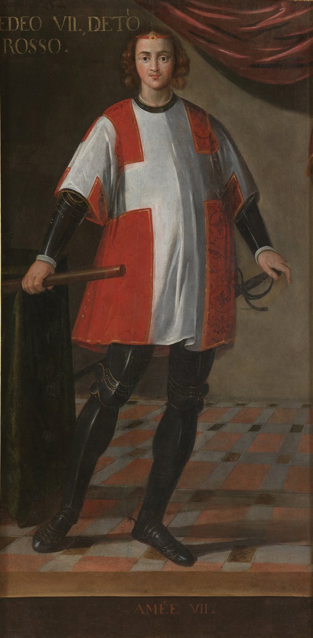 Kreivi Amadeus VII Savoialainen 1360-1391 tekijältä Unbekannt