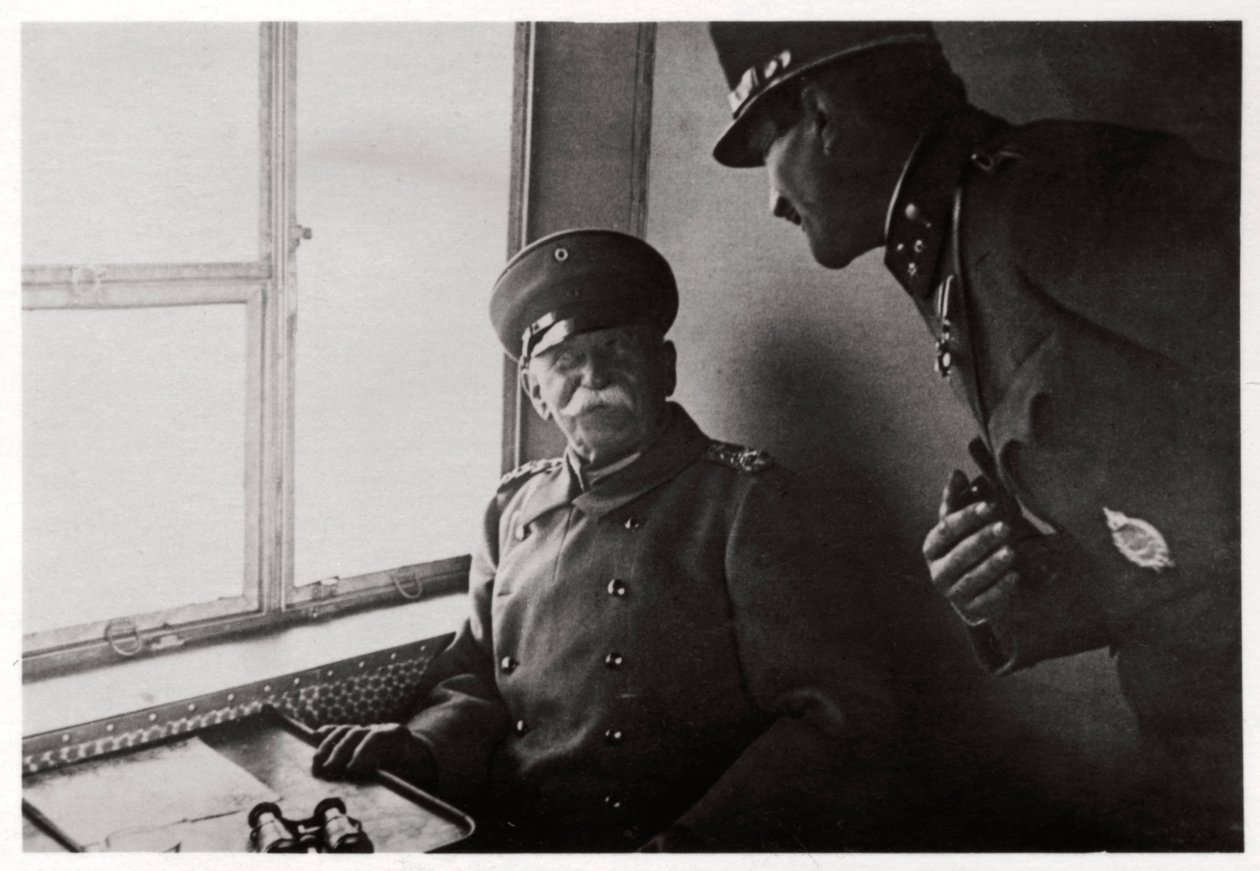 Kreivi Zeppelin ja kapteeni Macher Zeppelin L30:lla, 1916 1933 tekijältä Unbekannt