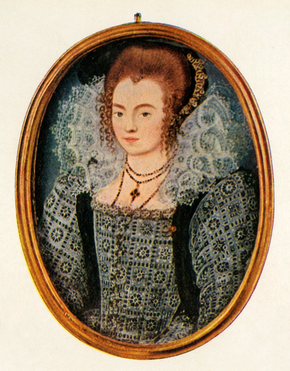 Dorsetin ja Pembroken kreivitär, c1595, 1947. tekijältä Unbekannt