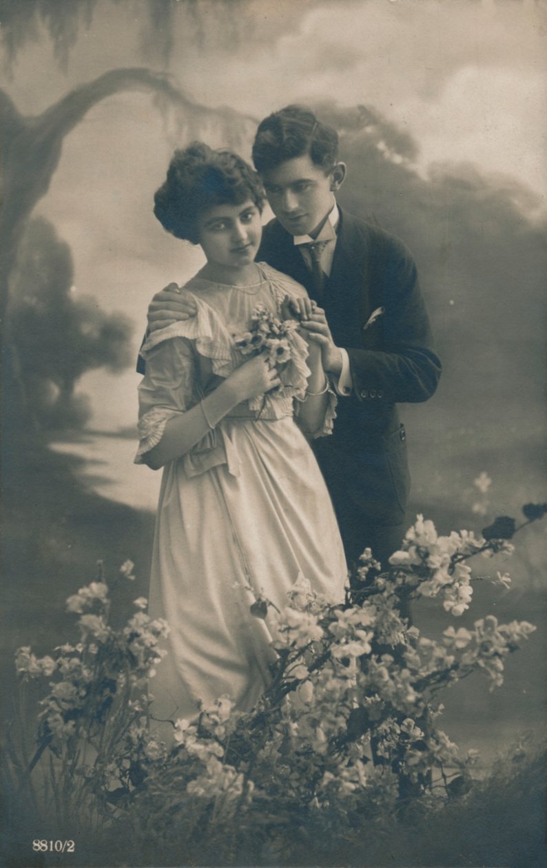 Pariskunta, c1910 tekijältä Unbekannt
