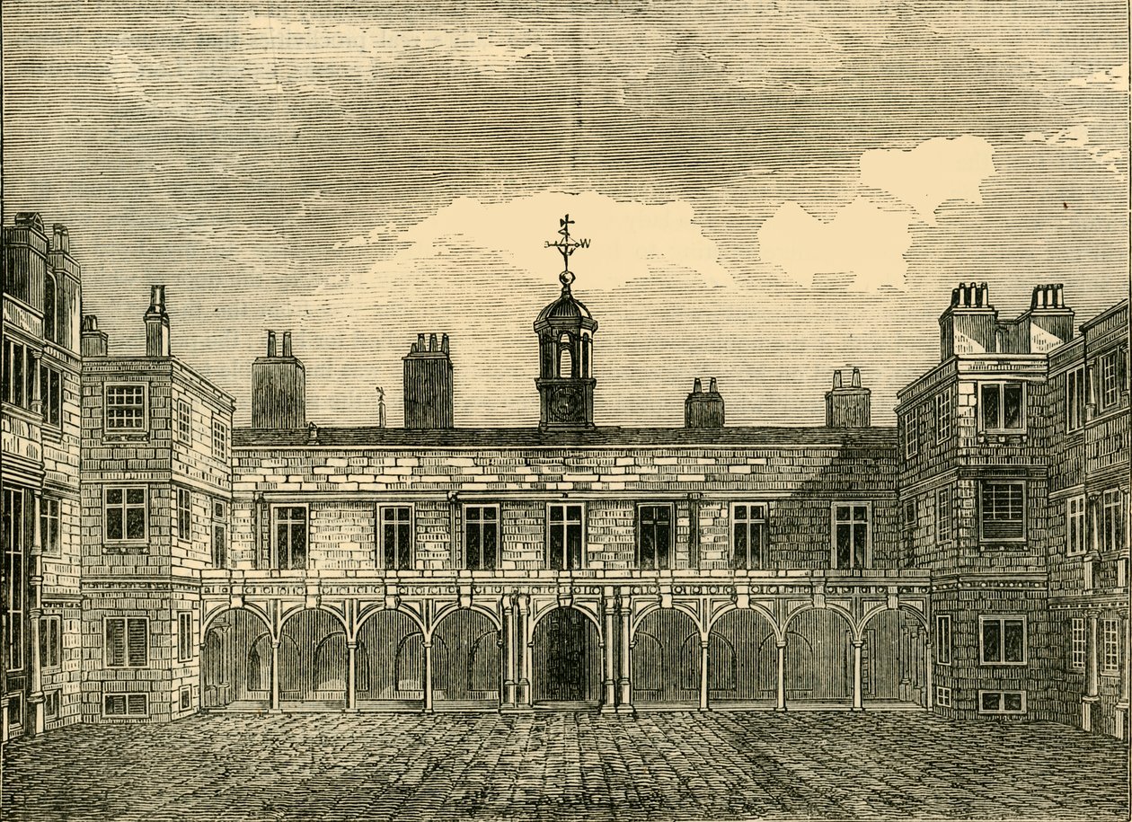 Court of Old Somerset House, pohjoisesta, 1881. tekijältä Unbekannt