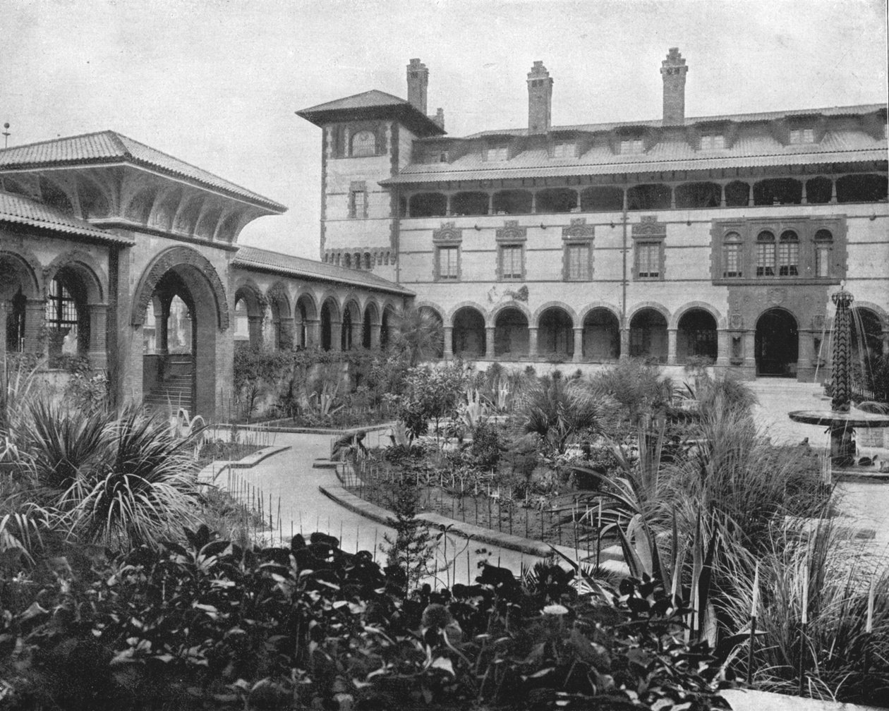 Court of Ponce de Leon, St. Augustine, Florida, USA, 1900. tekijältä Unbekannt