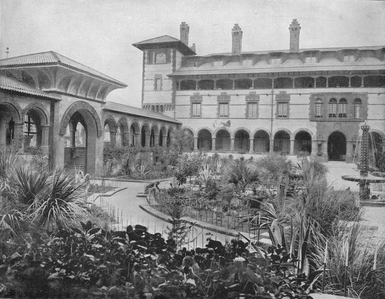 Court of Ponce de Leon, St. Augustine, Florida, 1897. tekijältä Unbekannt