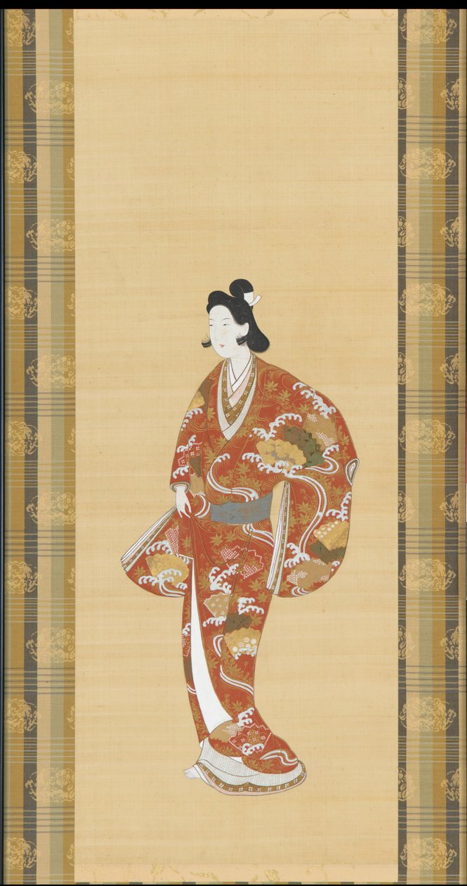 Courtesaani, Edo-kausi, 1661-1673. tekijältä Unbekannt