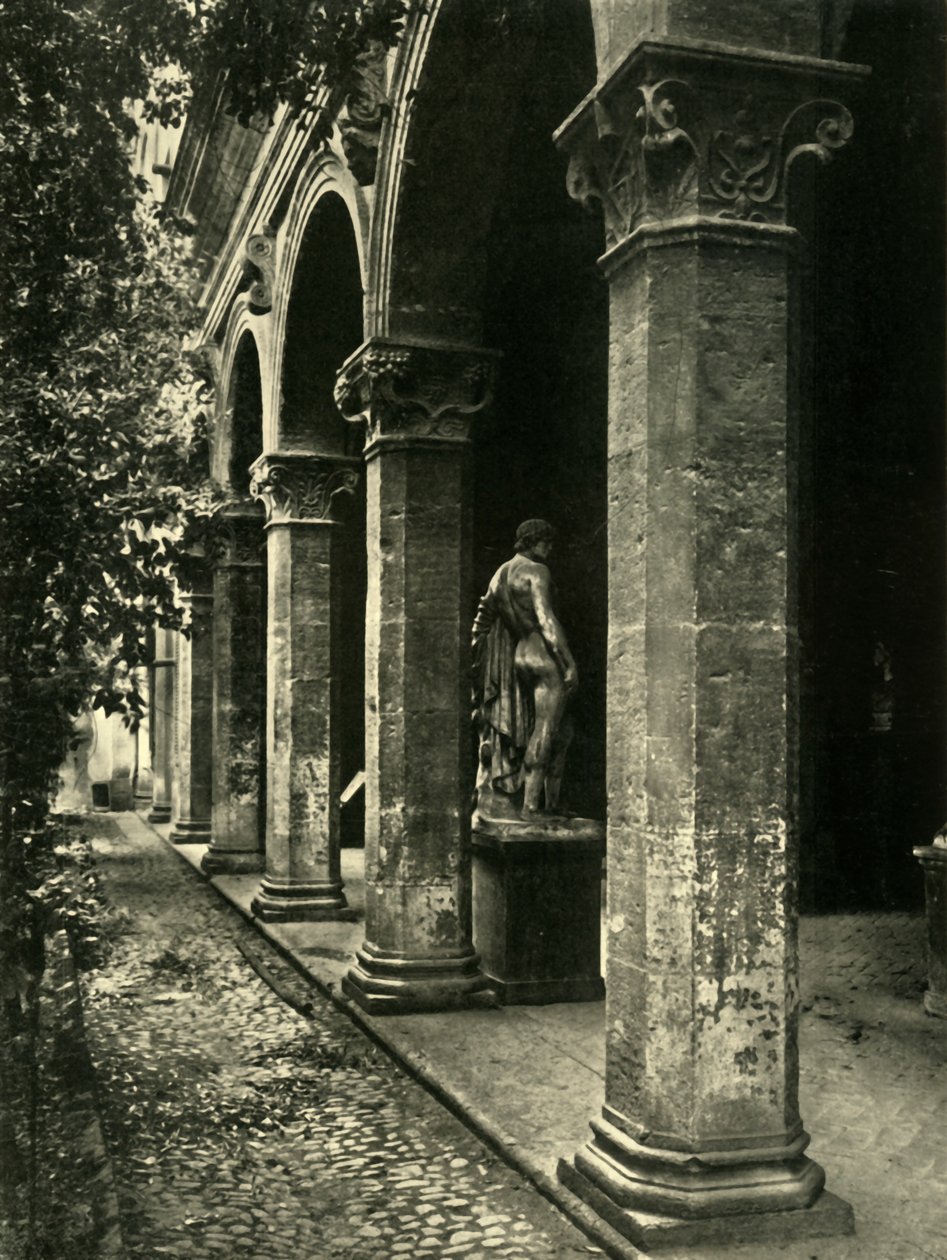 Palazzetto Venezian sisäpiha, Rooma, Italia, 1908. tekijältä Unbekannt