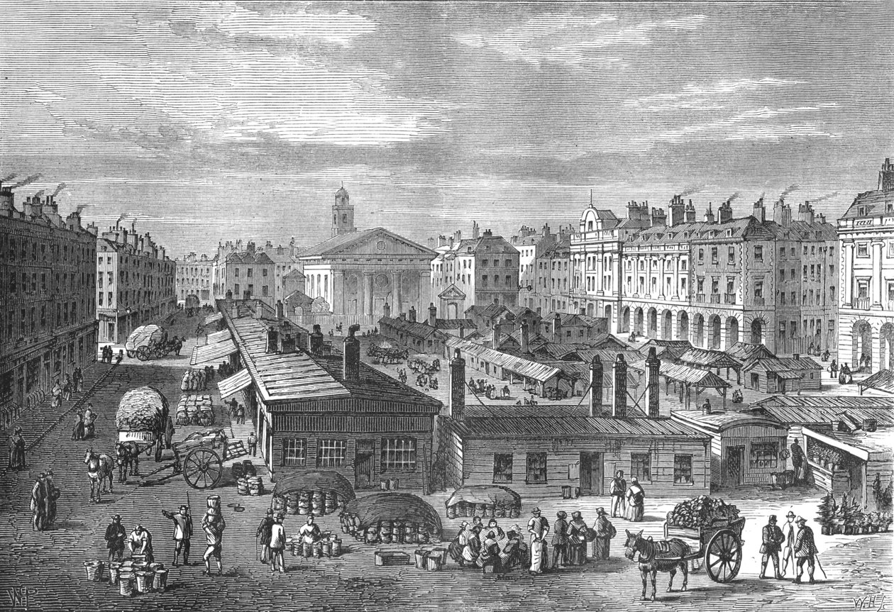 Covent Garden Market, c1820 1897 tekijältä Unbekannt