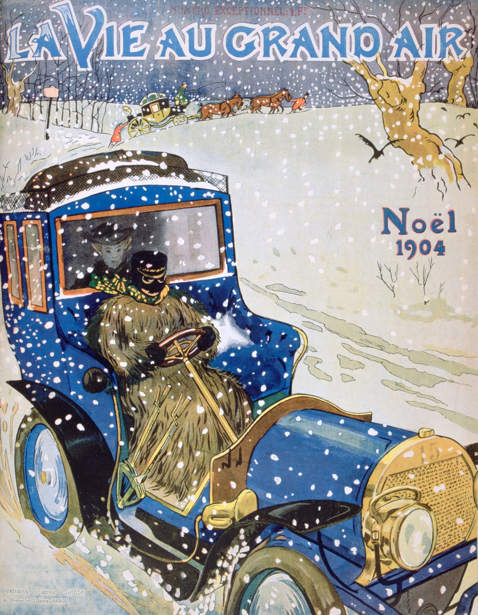 Kansi La Vie au Grand Air -lehden joulunumeroon 1904 tekijältä Unbekannt