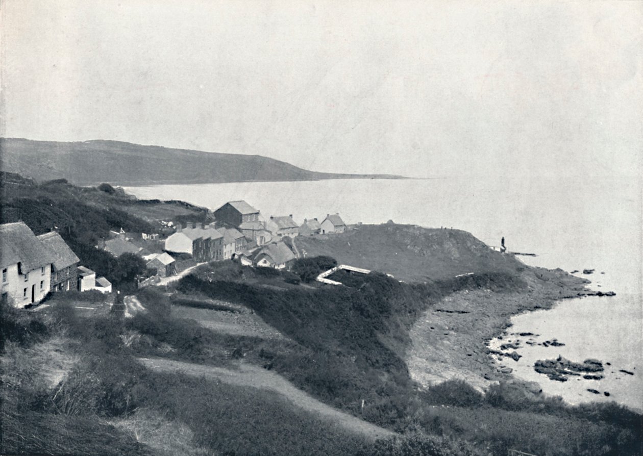 Coverack - The Cove and Village, 1895 tekijältä Unbekannt