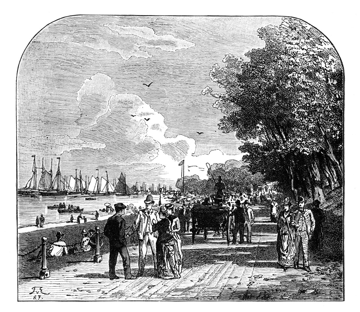 Cowes, Isle of Wight, Englanti tekijältä Unbekannt