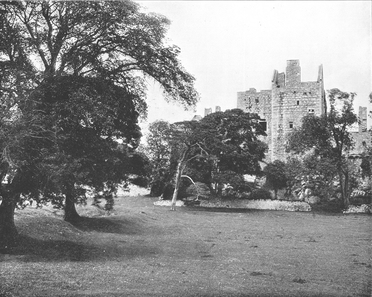 Craigmillarin linna, lähellä Edinburghia, Skotlanti, 1894. tekijältä Unbekannt