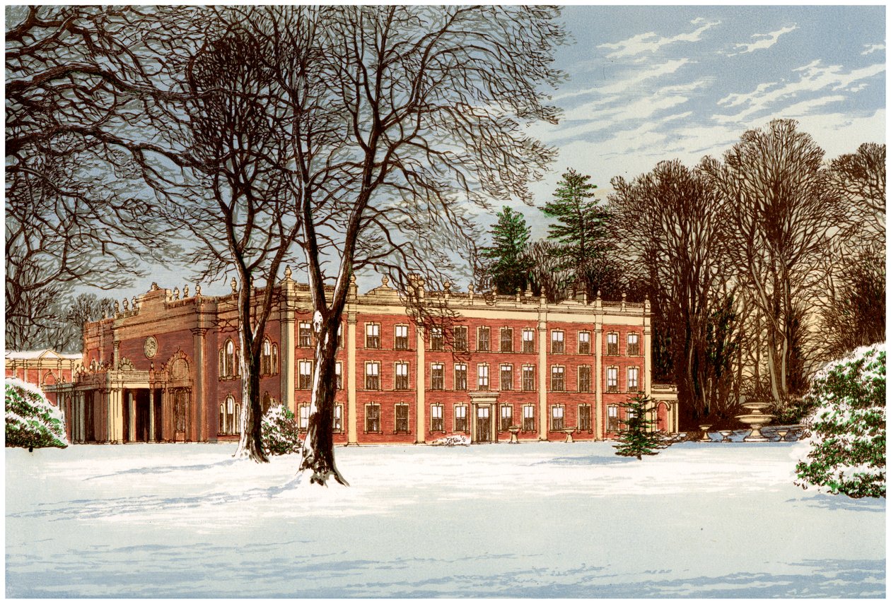 Cranbury Park, Hampshire, Chamberlaynen perheen koti, vuodelta 1880 tekijältä Unbekannt